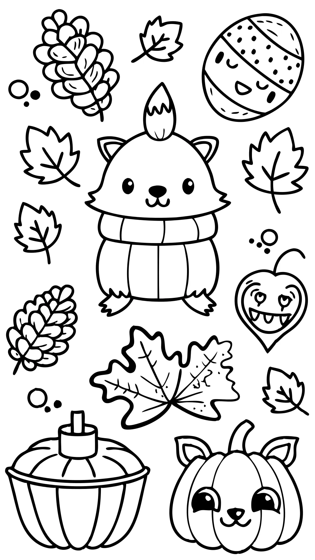 free printable coloring pages for fall